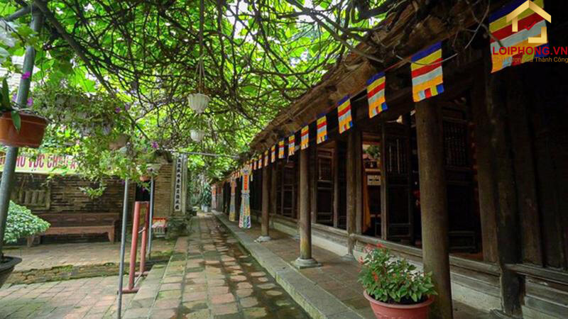 Khu vực phục vụ cho sinh hoạt, đời sống của các nhà sư khi tới đây tu hành