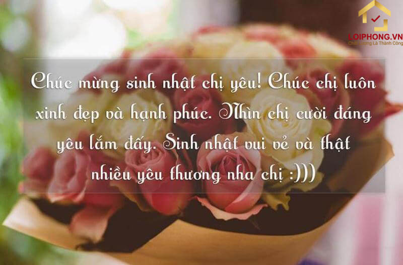 Chúc mừng sinh nhật anh, chị, em
