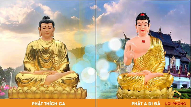 Phân biệt Phật Thích Ca Mâu Ni với Phật A Di Đà