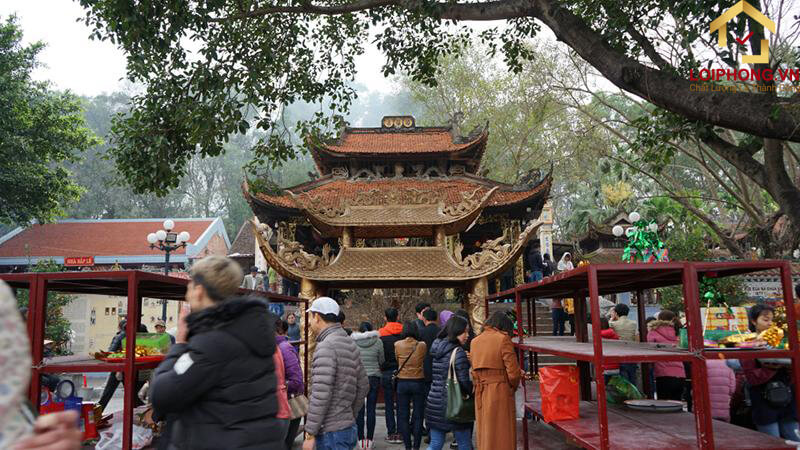 Kiến trúc đền bà Chúa Kho theo kiểu chữ Nhị