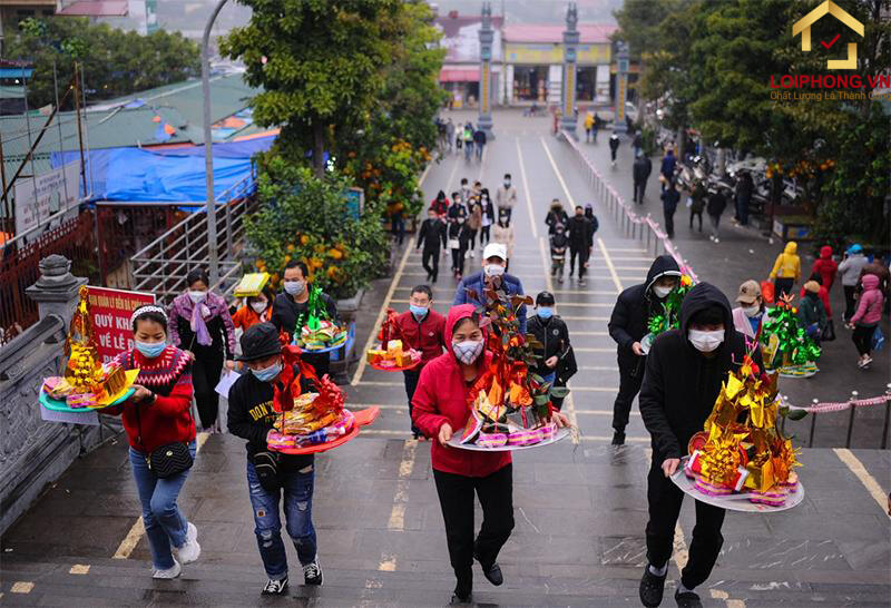 Trình tự đặt lễ ở đền bà Chúa Kho