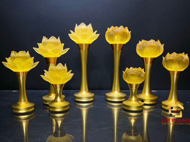 Chọn các loại bóng đèn bàn thờ tích điện có nguồn ánh sáng vừa phải và dịu nhẹ