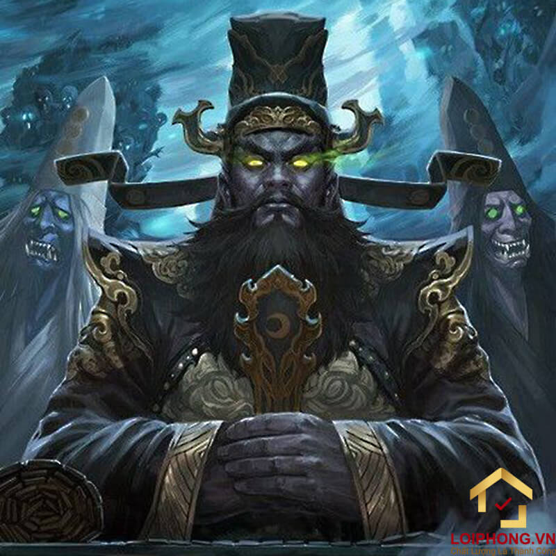 Diêm Vương thường gắn liền với hình ảnh đen đủi và dữ tợn