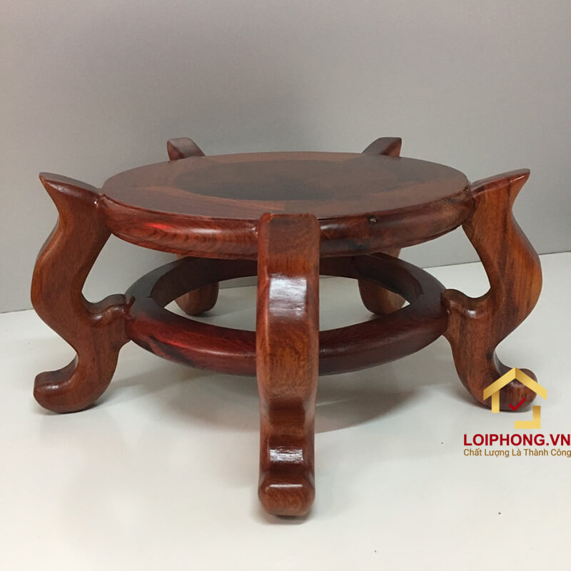 Đôn gỗ để tượng tròn