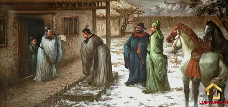 Lưu Bị đến chiêu mộ Gia Cát Lượng - Khổng Minh