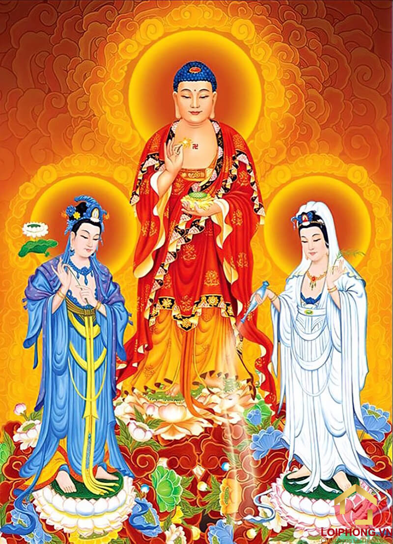 Hình ảnh Tây Phương Tam Thánh đẹp số 05