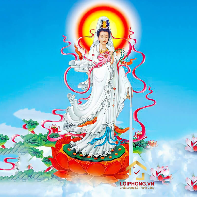 Hình ảnh Phật Quan Âm dáng đứng 07