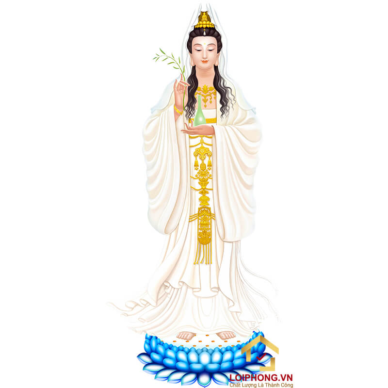 Hình ảnh Phật Quan Âm dáng đứng 09