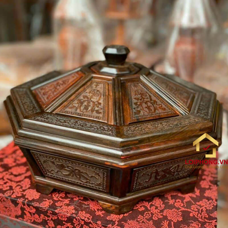 Hộp đựng mứt tết đẹp mẫu 03