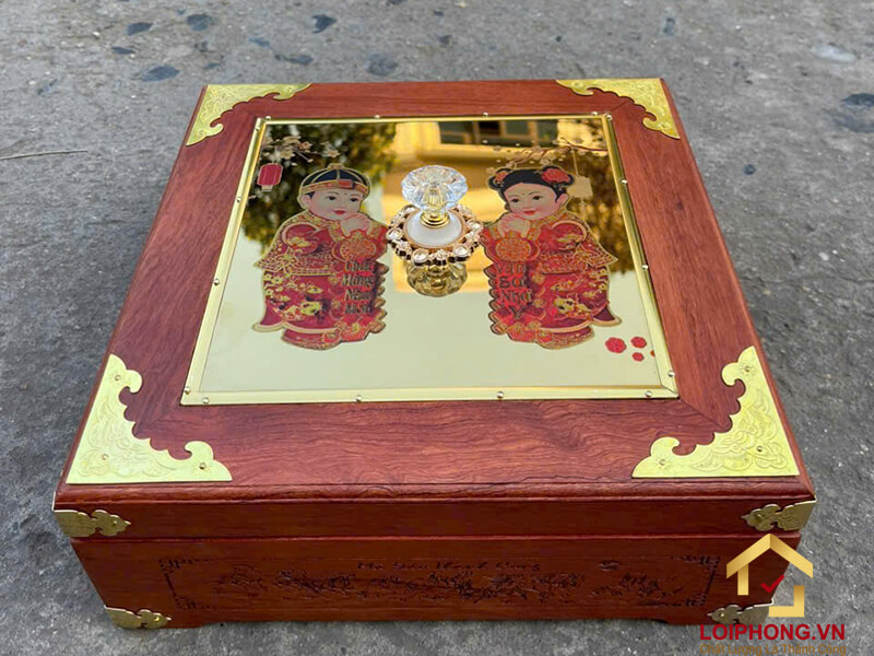 Hộp đựng mứt tết đẹp mẫu 05