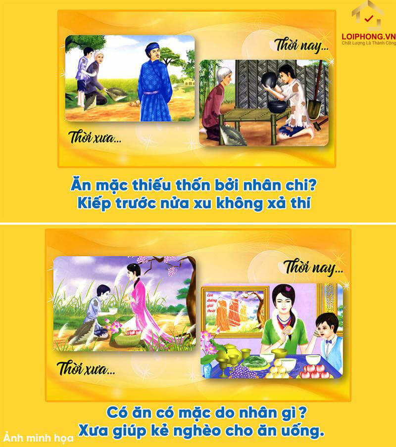 Nhân ở hiện tại sẽ tạo quả ở tương lai