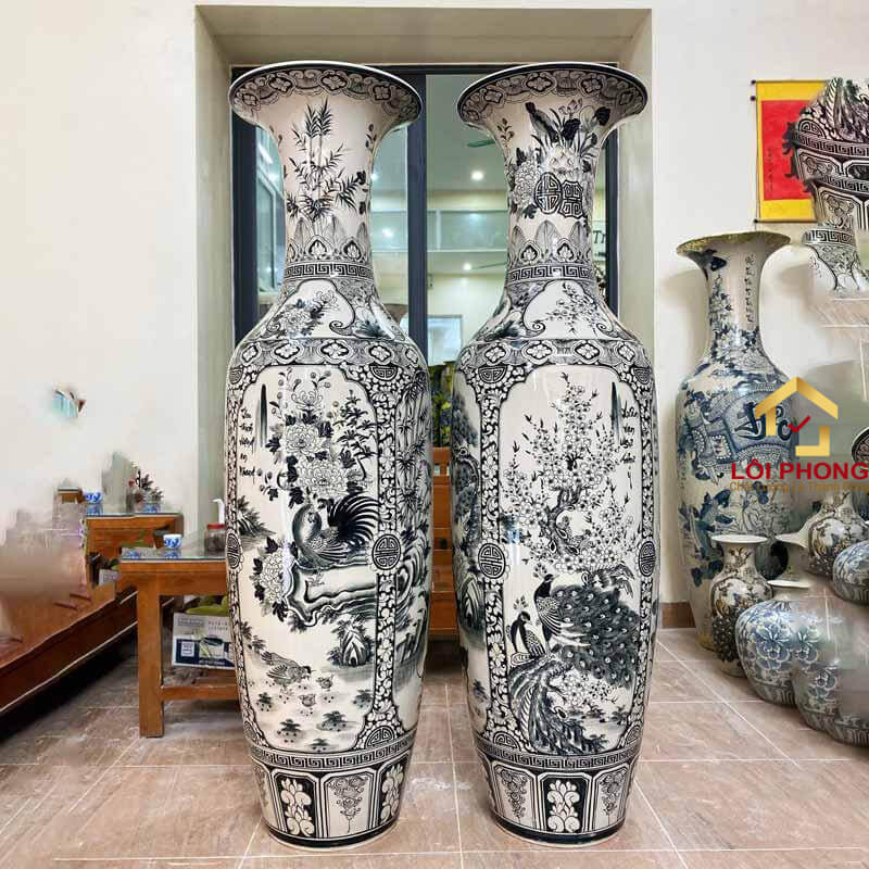 Lục bình gốm cao 1m75