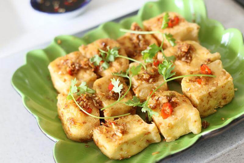 Đậu phụ chiên sả ớt
