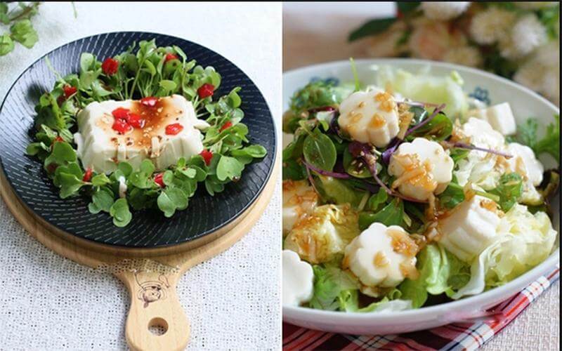 Salad đậu hũ