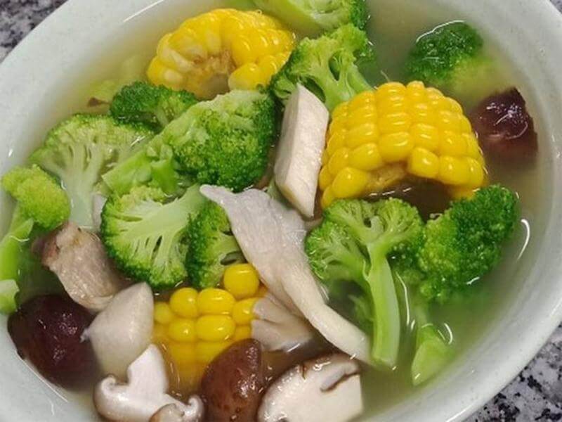 Canh bông cải chay