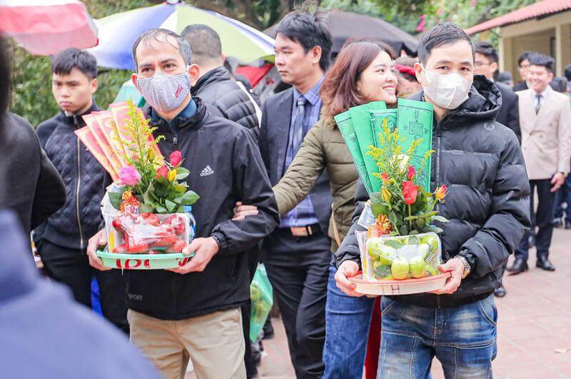 Trình tự hành lễ ở Phủ Tây Hồ