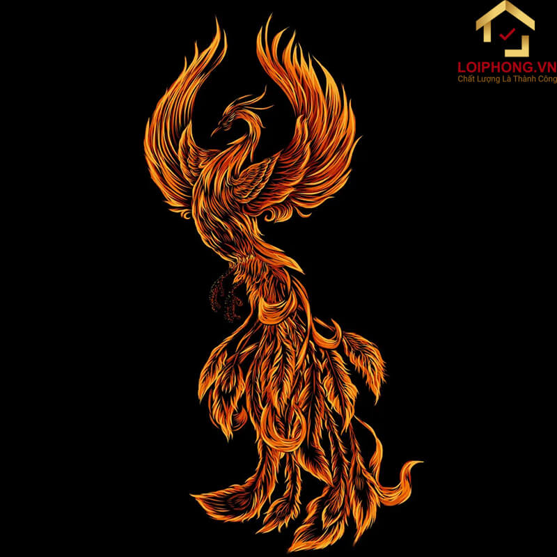 Theo nền văn hoá phương Tây chim Phượng Hoàng biểu tượng cho sự hồi sinh mạnh mẽ