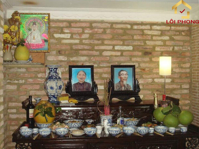Bố trí di ảnh bàn thờ gia tiên đúng cách