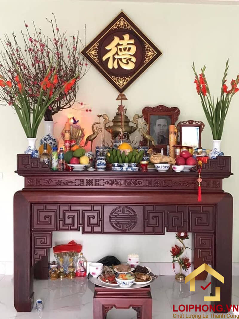 Cách đặt bát hương bàn thờ đúng cách