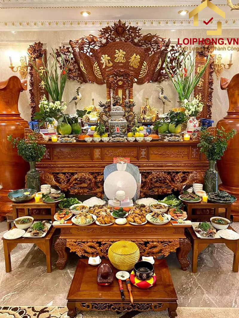 Cách sắp xếp bài vị trên bàn thờ đúng cách