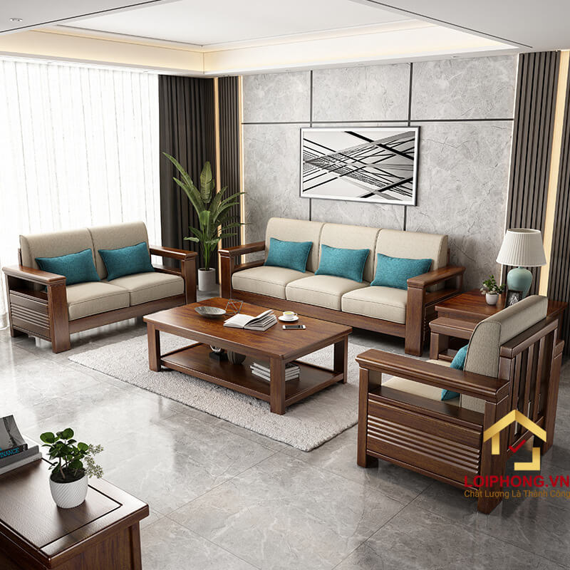 Mẫu Sofa gỗ số 04