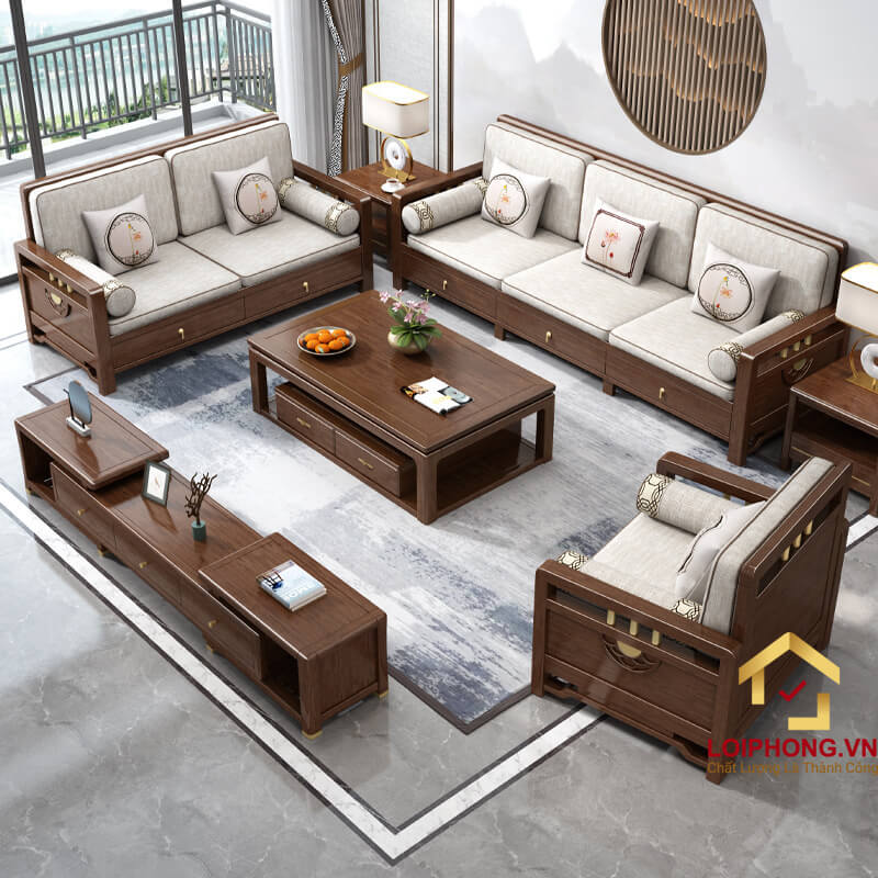 Mẫu Sofa gỗ số 07