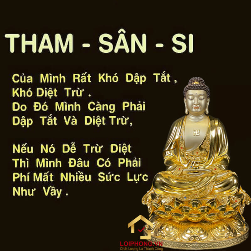 Học cách buông bỏ và chế ngự tham sân si để có cuộc sống tốt đẹp hơn