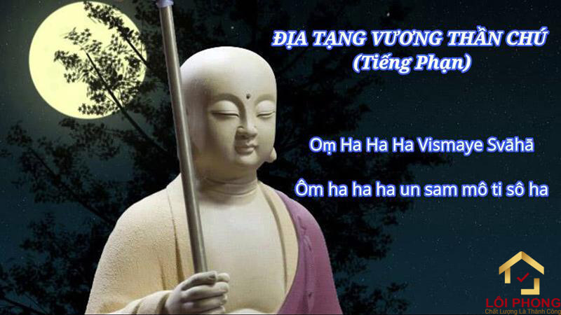 Thần chú Địa Tạng Vương Bồ tát tiếng Phạn