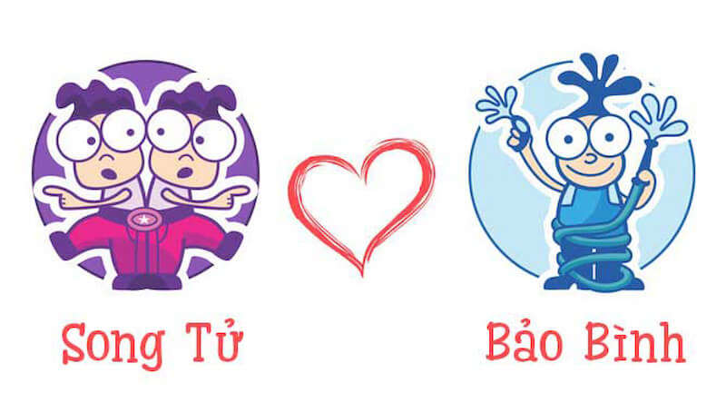 Tháng 1 cung Bảo Bình rất thích hợp với cung Song Tử