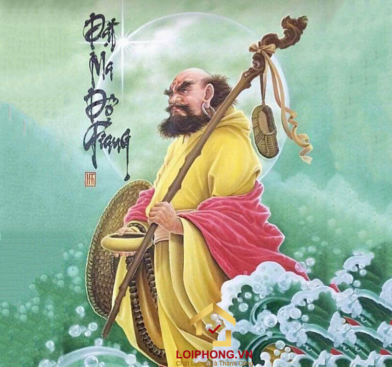 Treo tranh Đạt Ma Sư Tổ ở phòng khách để giúp trấn trạch và trừ ma
