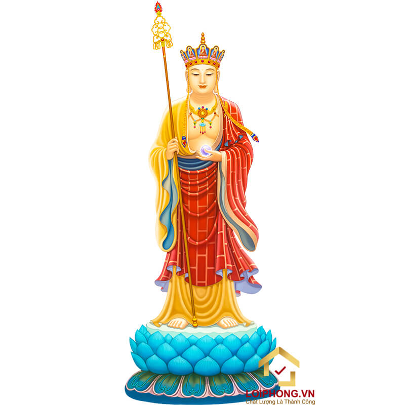 Tranh Địa Tạng Vương Bồ Tát đẹp mẫu số 31