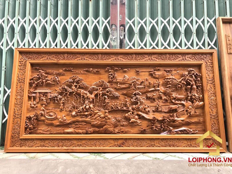 Tham khảo các mẫu tranh gỗ đồng quê chất lượng và đẹp nhất tại Lôi Phong
