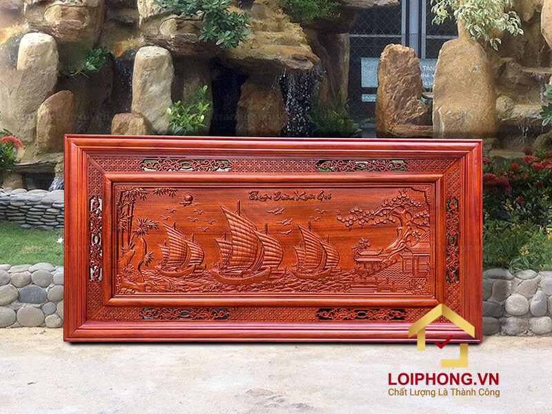 Mua tranh gỗ Thuận Buồm Xuôi Gió tại Lôi Phong bạn hoàn toàn yên tâm về chất lượng