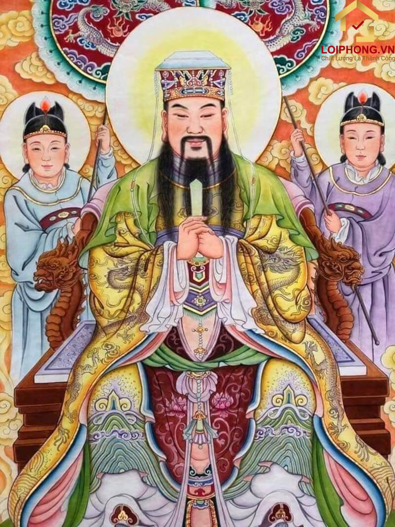 Tranh Ngọc Hoàng Thượng Đế đẹp mẫu số 05