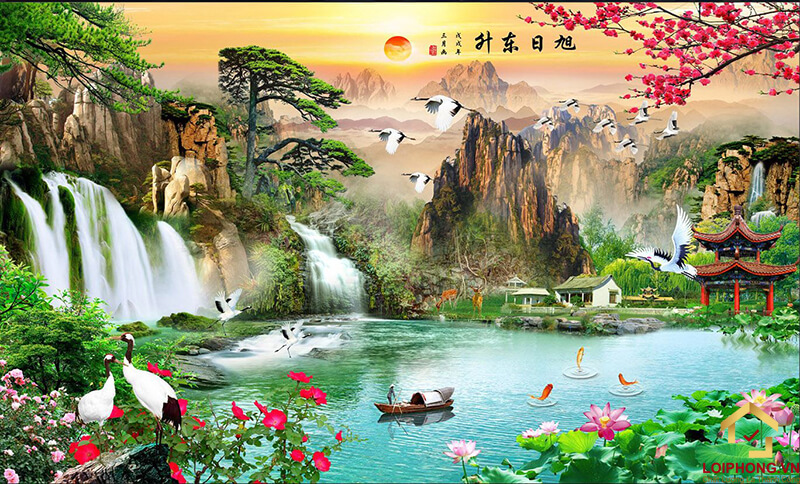 Mẫu tranh phong thủy đẹp số 12