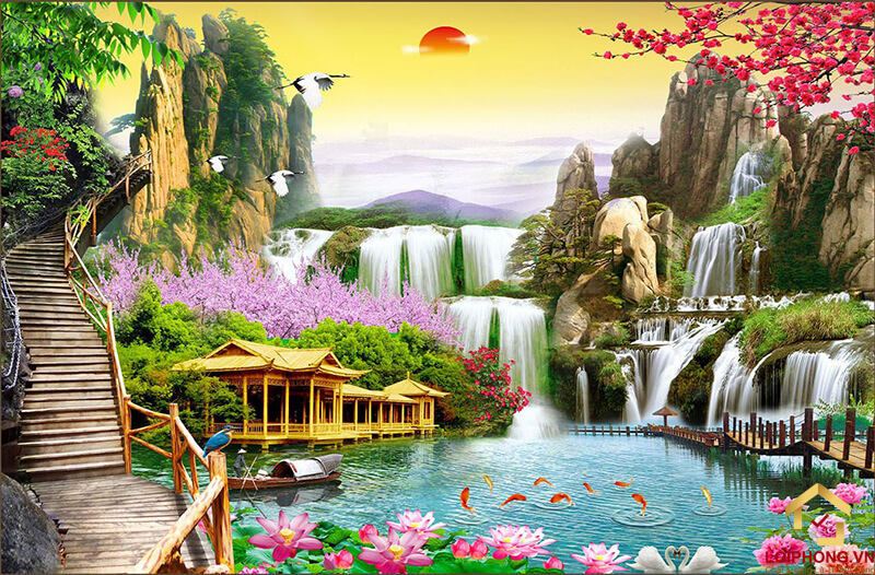 Mẫu tranh phong thủy đẹp số 11