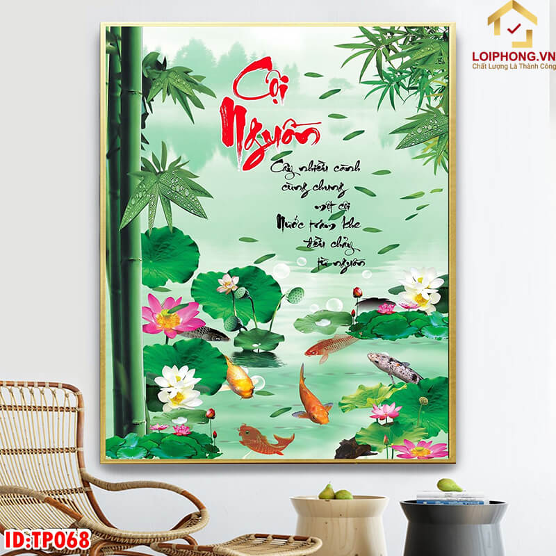 Mẫu tranh thư phép đẹp số 12