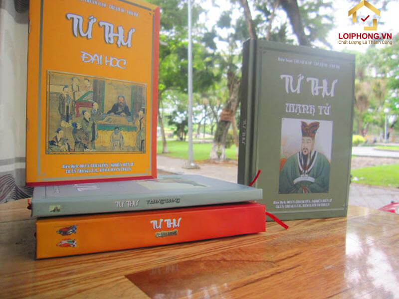 Bộ sách Tứ Thư gồm có 4 quyển