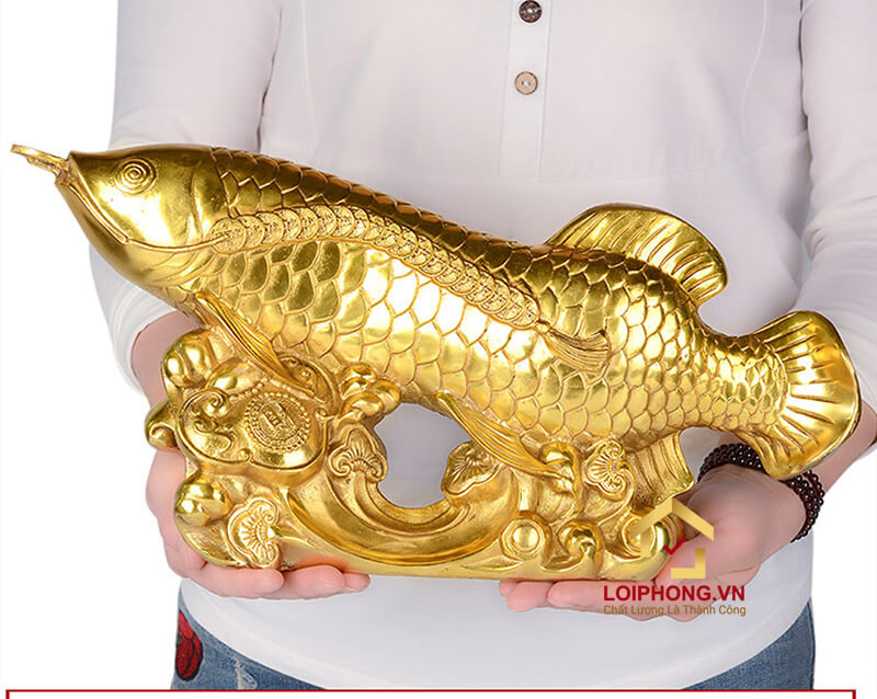 Trong nền văn hoá phương Đông tượng phong thuỷ cá chép hoá rồng thể hiện cho sự phấn đấu không ngừng