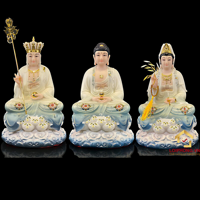 Tượng Phật Di Lặc bằng đá Aven Xanh