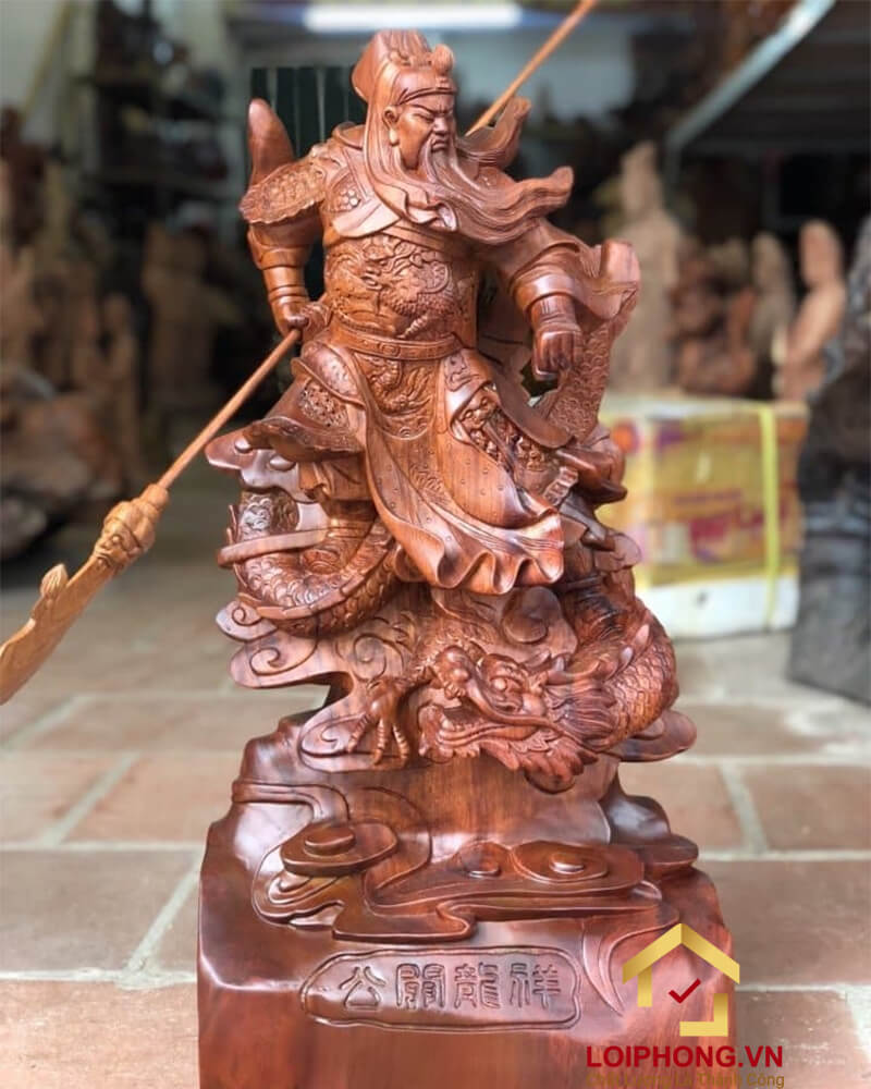 Quan Công hàng long chính là hình tượng uy nghi nhất