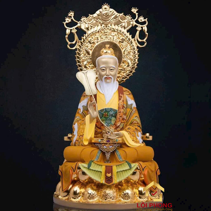 Tượng Đạo Đức Thiên Tôn bằng đồng toát lên vẻ đẹp đẳng cấp và sang trọng