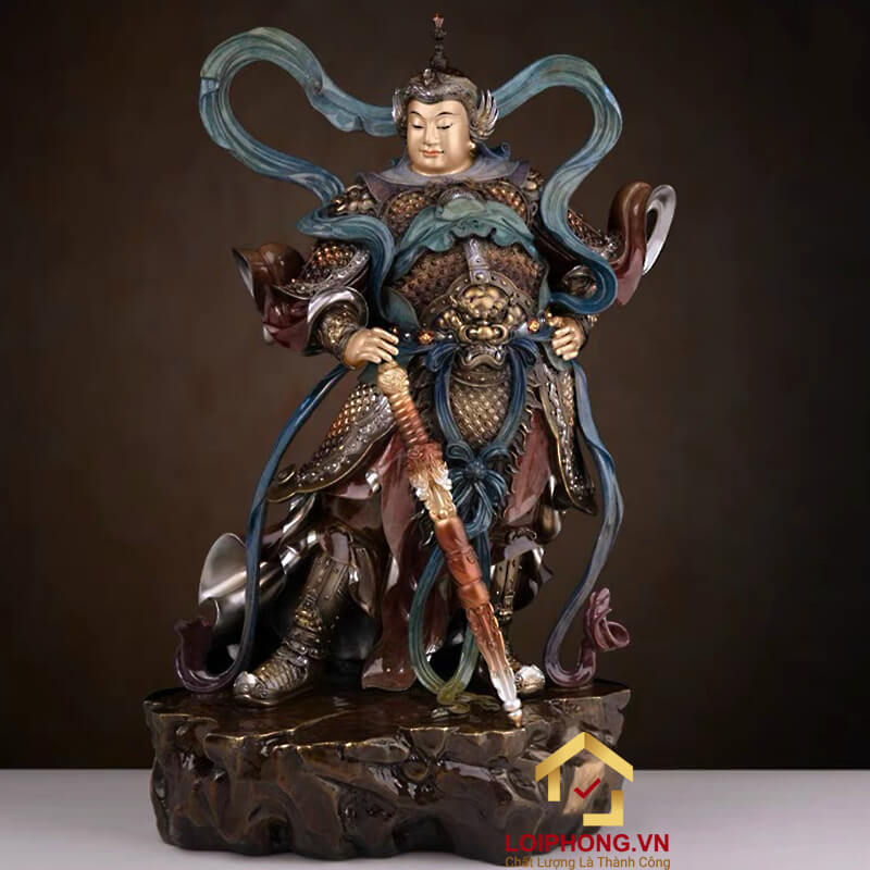 Tượng Hộ Pháp Vi Đà là biểu tượng của văn hóa Phật Giáo