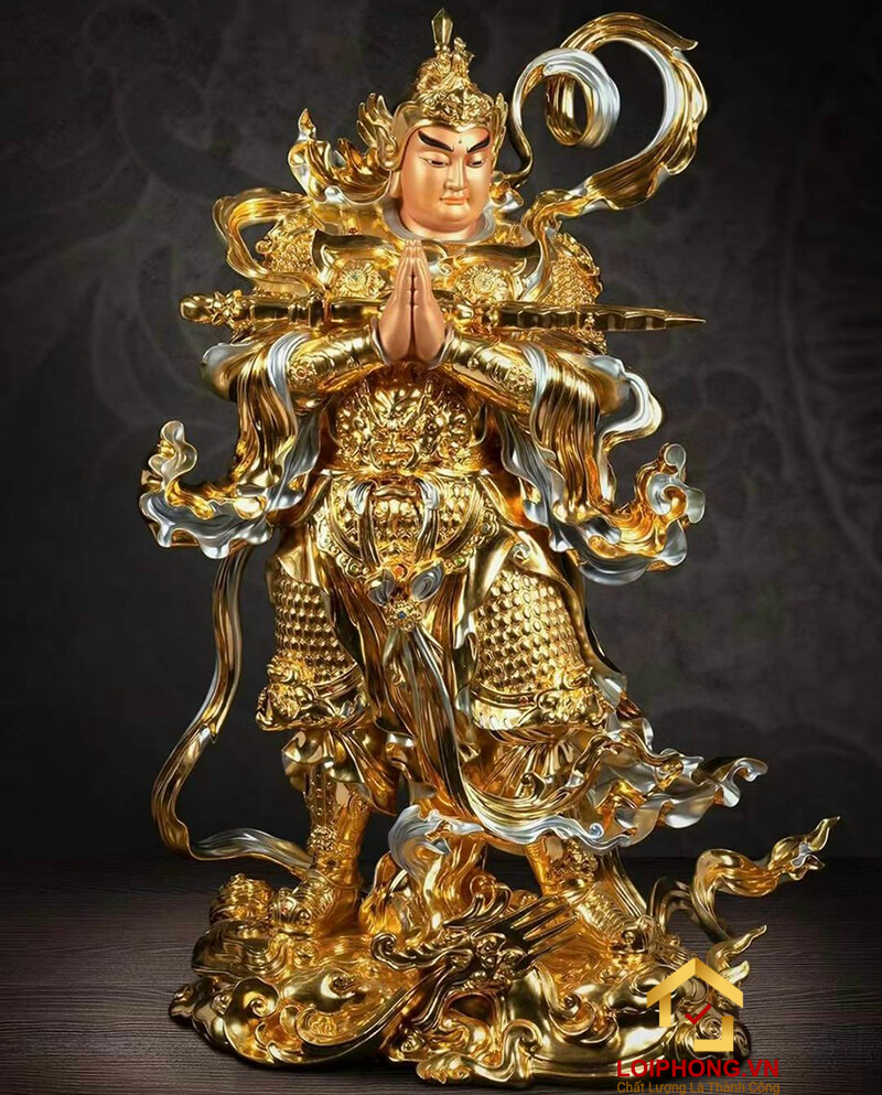 Vị trí đặt tượng Hộ Pháp Vi Đà