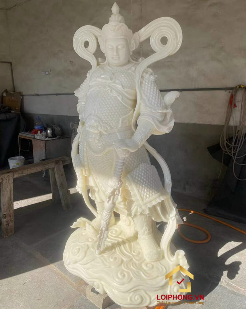 Tượng Vi Đà Hộ Pháp bằng đá đẹp mẫu 2