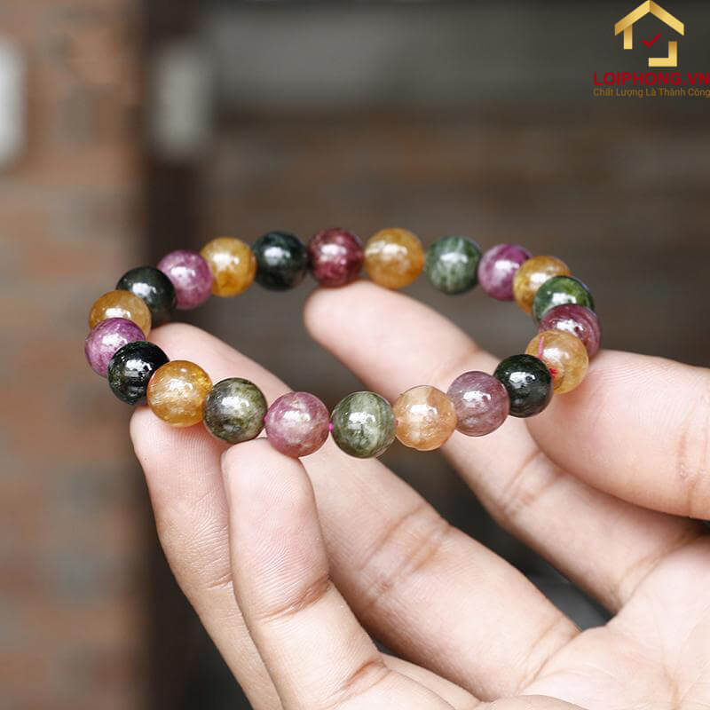 Vòng đá Tourmaline hợp mệnh Kim - Hỏa - Thủy- Mộc - Thổ