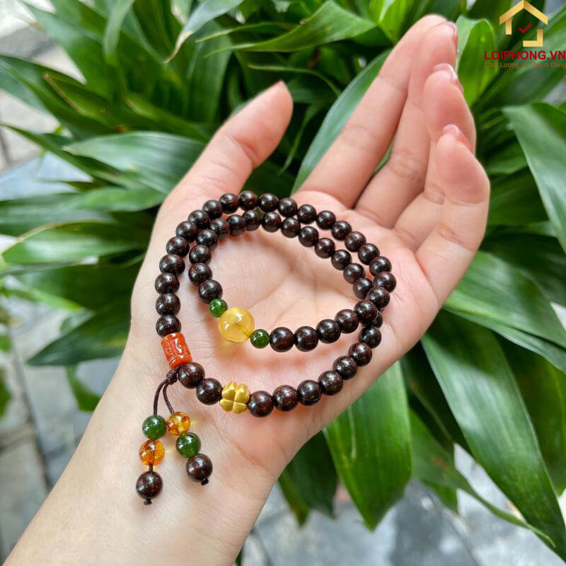 Vòng gỗ tử đàn đẹp mẫu số 08