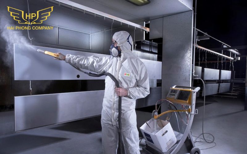 Sơn tĩnh điện inox (Powder Coating)