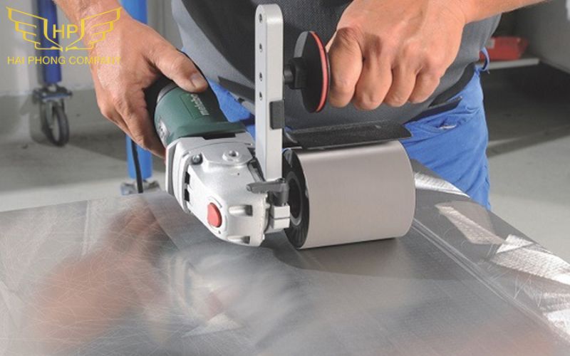 Không đánh bóng sau khi xử lý vết xước