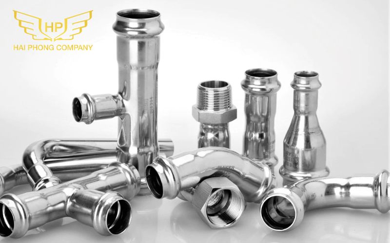 Lắp nối các đoạn ống với phụ kiện inox